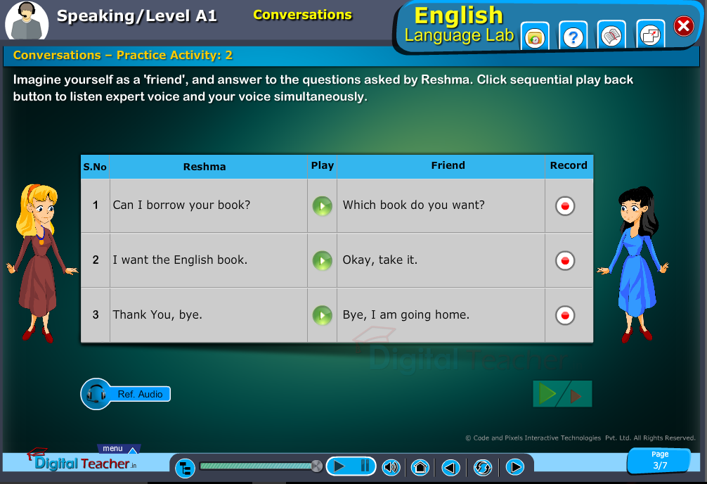 Speaking level a1 speaking conversation activity